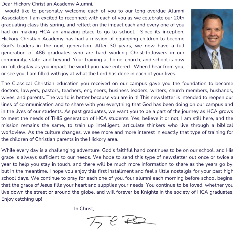 Blue and White Modern Business Newsletters